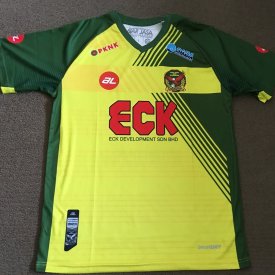 Kedah FC Home football shirt 2018 sponsored by Eck Development