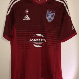 Johor FC  Home football shirt 2016 - 2017 sponsored by Forest City