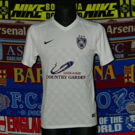 Johor FC  Third football shirt (unknown year) sponsored by Danga Bay Country Garden