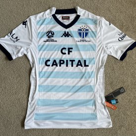 South Melbourne FC Away football shirt 2023 sponsored by CF Capital