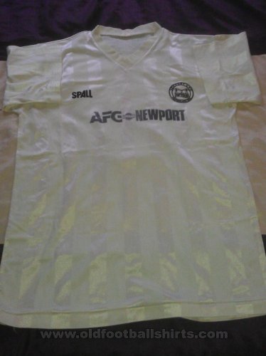 Newport County Extérieur Maillot de foot 1989 - 1990