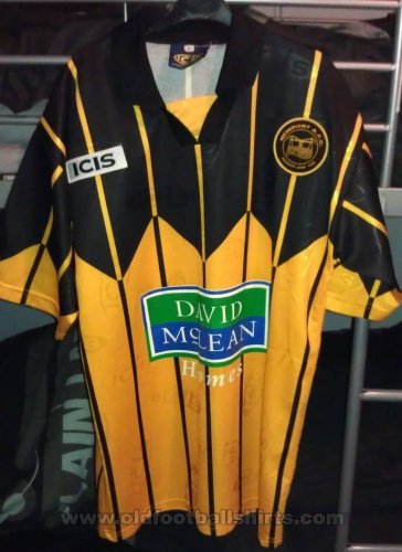 Newport County Home Maillot de foot 1997 - 1999