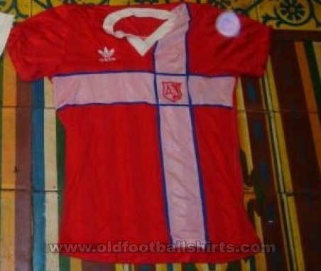 Angeles Puebla  Home football shirt 1987 - 1988