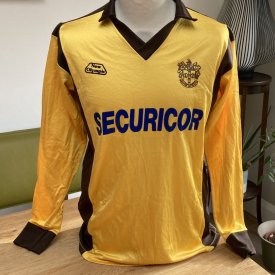 Sutton United Home football shirt 1990 - 1991 sponsored by Securicor