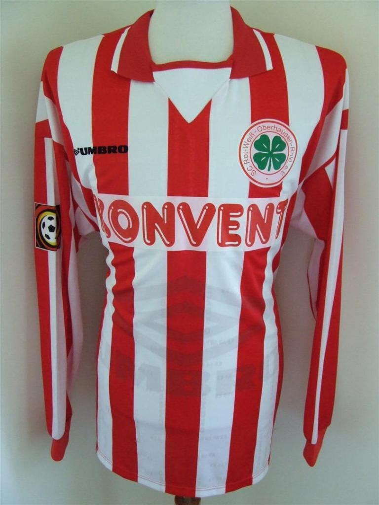 Fanion Football Rot-Weiss Oberhausen – Allemagne – Taille 37 X 24 Cm