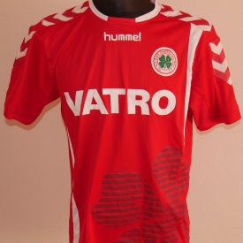 Rot-Weiss Oberhausen Home football shirt 2011 - 2012 sponsored by Vatro