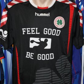 Rot-Weiss Oberhausen Away football shirt 2011 - 2012 sponsored by Feel Good Be Good