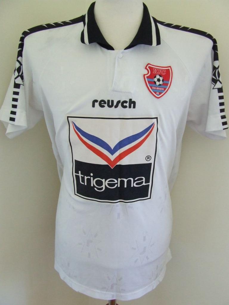 KFC Uerdingen 05 Fora camisa de futebol 1995 1996.
