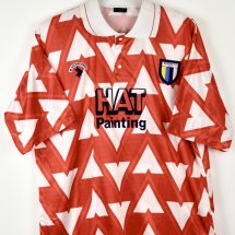 Reading Home football shirt 1991 - 1992 sponsored by Hat Painting