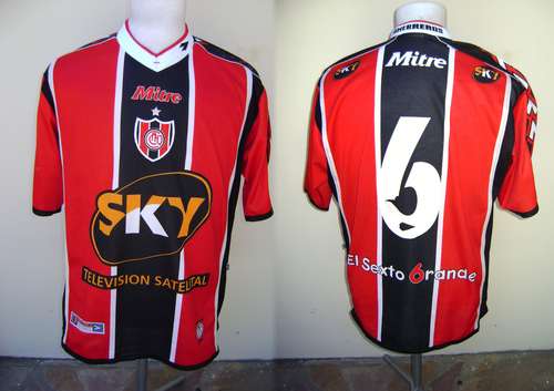 Maillot Chacarita Juniors 2001 Domicile Taille L #9 Mitre Vintage Argentine