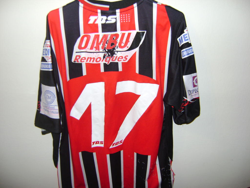 Maillot De Football Chacarita Juniors Domicile 2009 - Taille L - Rouge/noir - TBS
