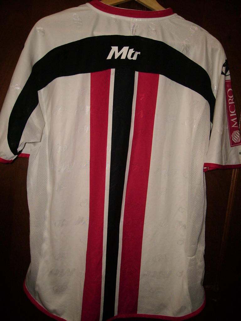 Chacarita Juniors Home camisa de futebol 1993. Sponsored by Proyeccion