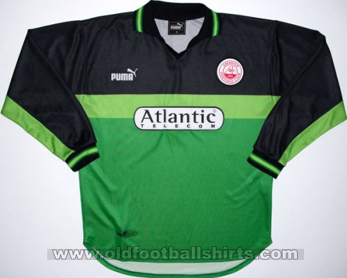 Aberdeen Goalkeeper football shirt 1998 - 2000