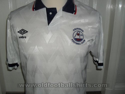Aberdeen Away football shirt 1989 - 1990