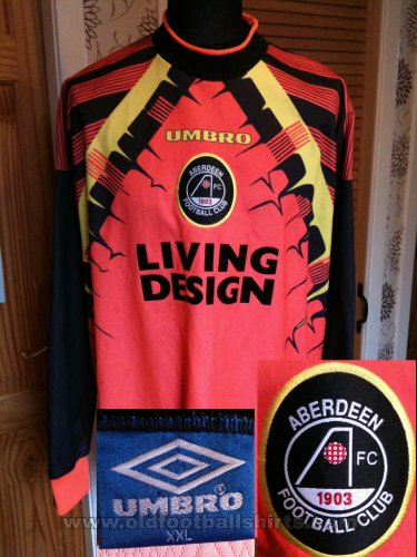 Aberdeen Goalkeeper football shirt 1996 - 1997