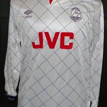 Aberdeen Home football shirt 1989 - 1990 sponsored by JVC