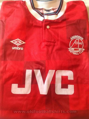 Aberdeen Home football shirt 1987 - 1990
