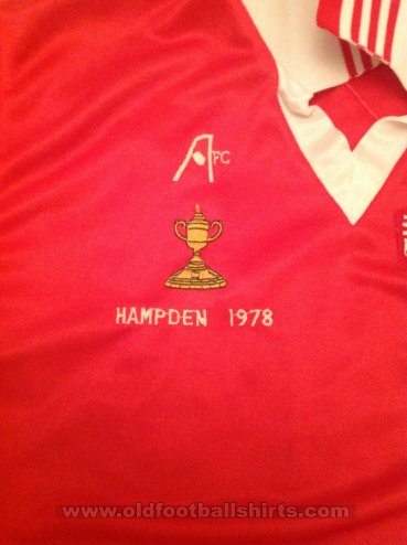 Aberdeen Cup Shirt football shirt 1978