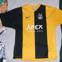 Aberdeen Home football shirt 2007 - 2008 sponsored by Apex Tubulars