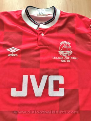 Aberdeen Cup Shirt football shirt 1987 - 1988