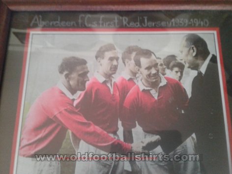 Aberdeen Retro Replicas football shirt 1939 - 1957