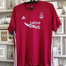 Aberdeen Home football shirt 2017 - 2018 sponsored by Saltire Energy