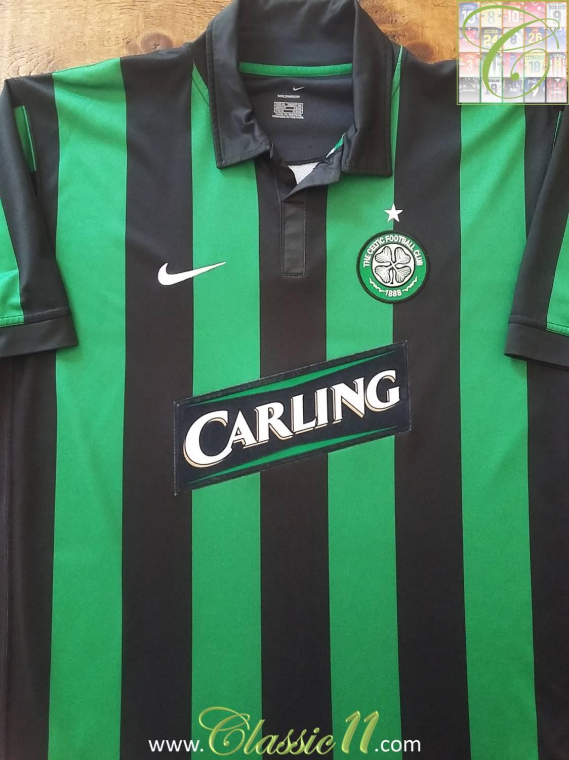 Celtic Away football shirt 2006 - 2007. Sponsored by Carling