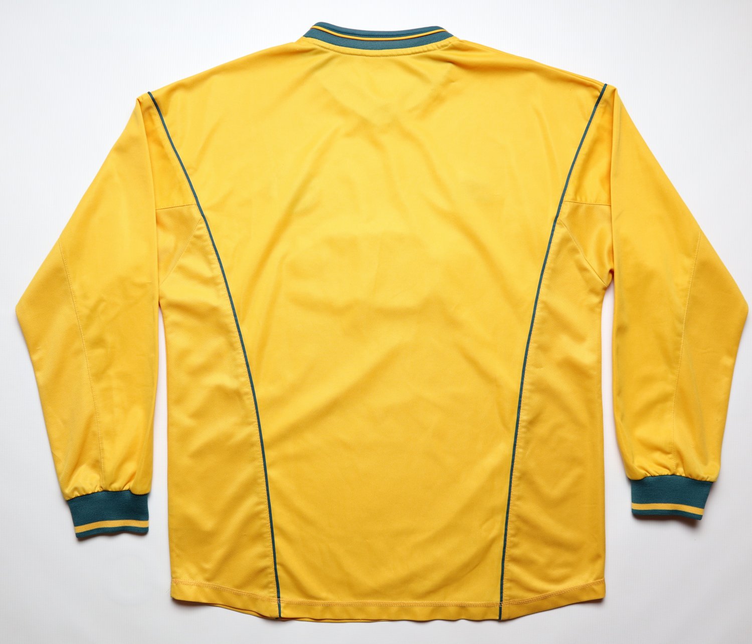 Maillot De Foot Umbro Celtic - Away 2000-2002 - Taille L Adulte, Jaune, Manches Courtes