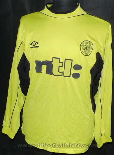 Celtic Goalkeeper football shirt 2000 - 2001