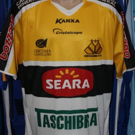 Criciúma Esporte Clube Home football shirt 2012 - 2013 sponsored by Seara