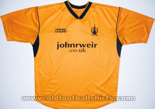 Falkirk Выездная футболка 2001 - 2002