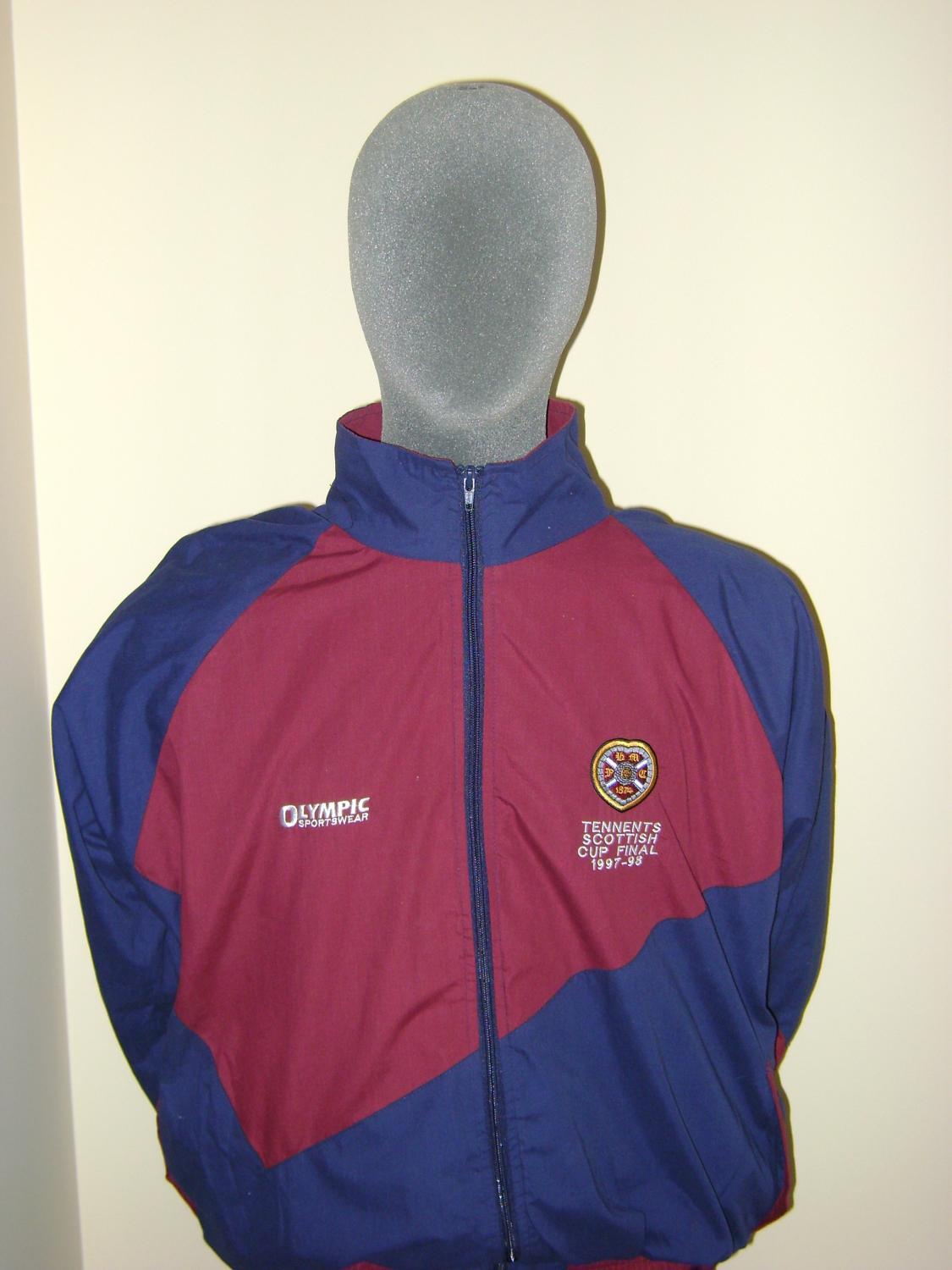 Veste de football d'entraînement Heart Of Midlothian haut piste