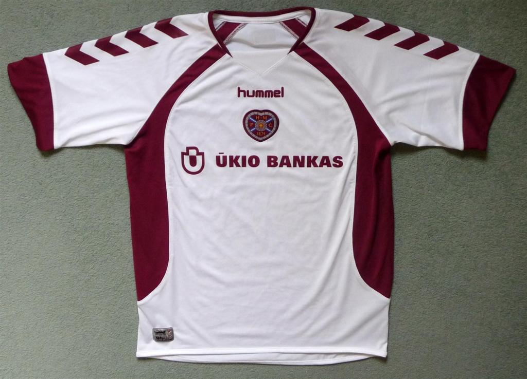 Maillot De Football Heart Of Midlothian Away - Taille L - Marque Umbro - Occasion