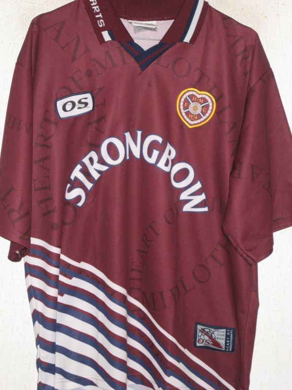 Heart Of Midlothian Home Maillot de foot 1998 - 1999