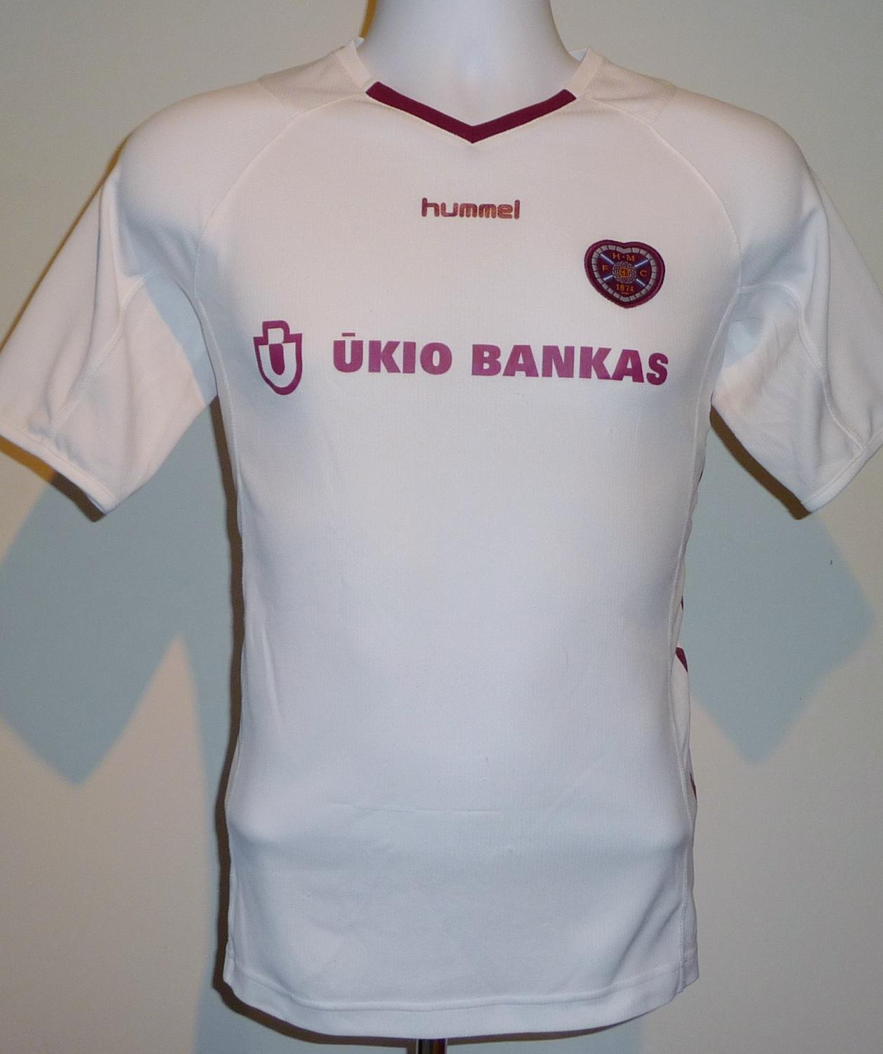 Heart Of Midlothian Home Maillot de foot 2021 - 2022. Sponsored by MND