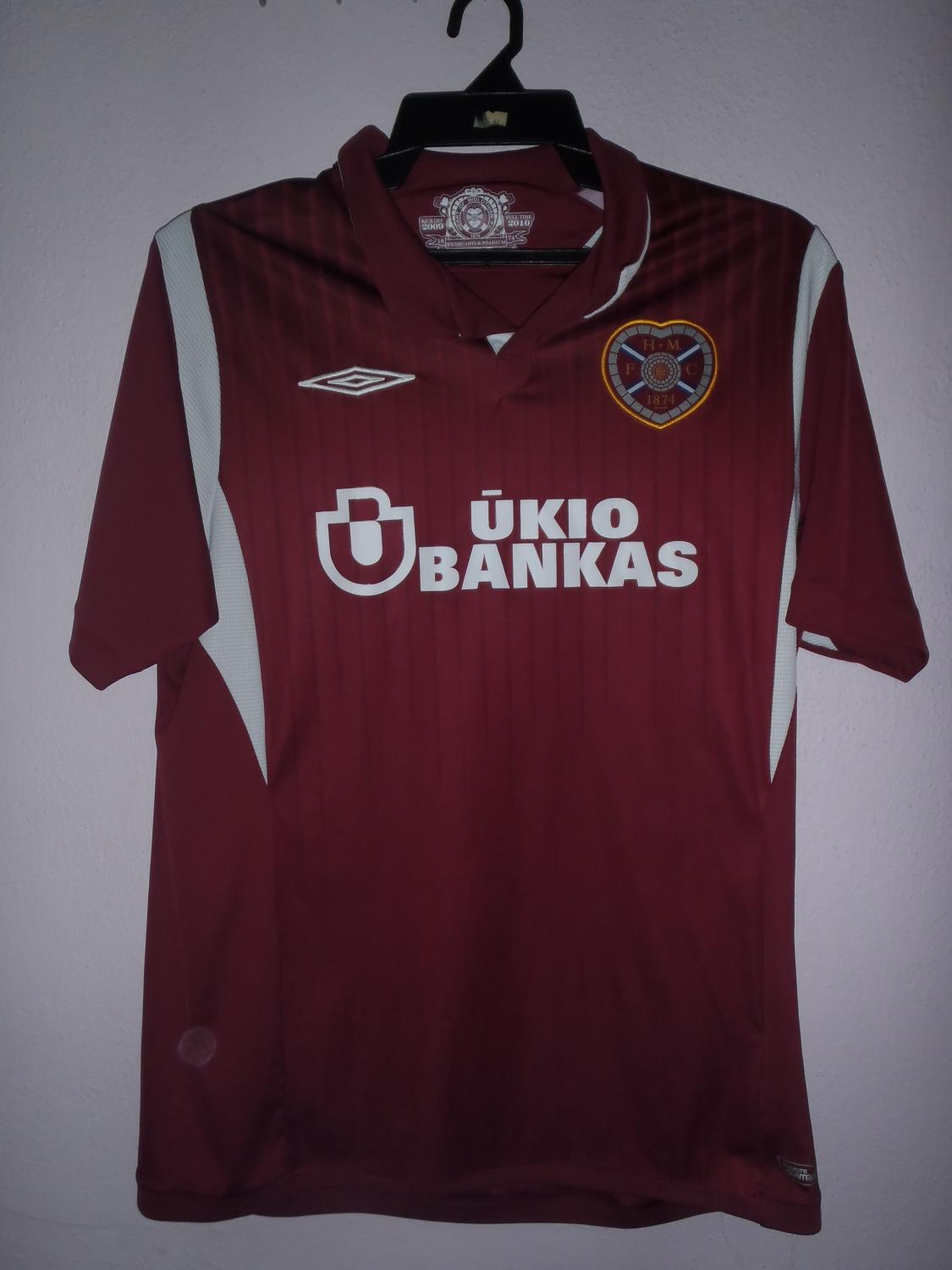 Heart Of Midlothian Home football shirt 2009 - 2010 ...