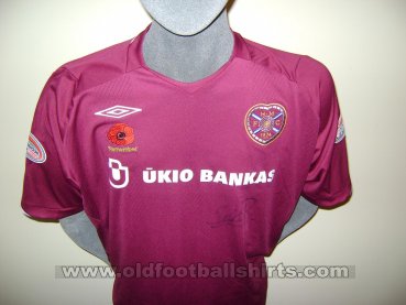 Heart Of Midlothian Home חולצת כדורגל 2008 - 2009