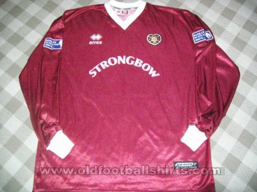 Heart Of Midlothian Home Fußball-Trikots 2001 - 2002