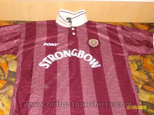 Heart Of Midlothian Home Camiseta de Fútbol 1995 - 1997