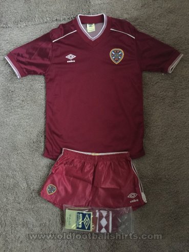 Heart Of Midlothian Home voetbalshirt  1983 - 1986