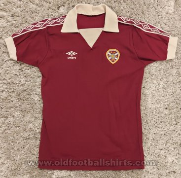 Heart Of Midlothian Home φανέλα ποδόσφαιρου 1979 - 1982