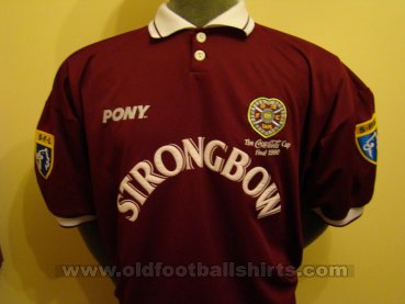 Heart Of Midlothian φανέλα Κύπελλο φανέλα ποδόσφαιρου 1996 - 1997