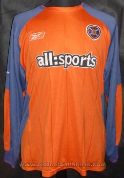 Heart Of Midlothian Goalkeeper football shirt 2004 - 2005