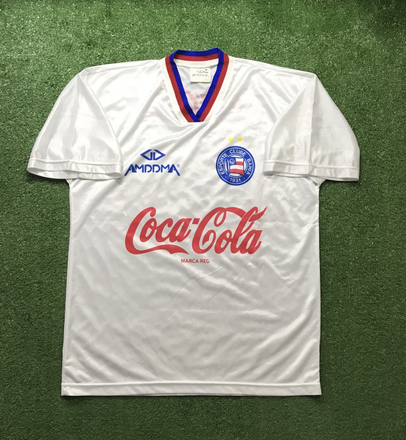90s EC Bahia バイーア Coca-Colaユニフォーム ブラジル製G Esporte Clube Bahia Away football shirt 1994. Sponsored by Coca Cola