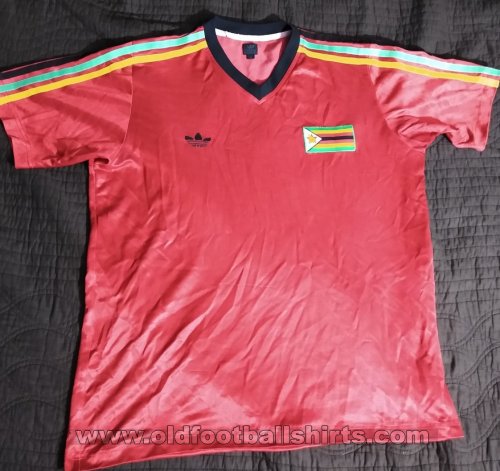 Zimbabwe Away football shirt 1982 - 1986