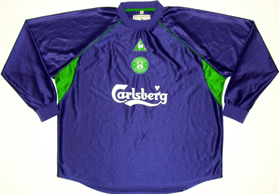 Maillot Extérieur Hibernian 1998-1999 Carlsberg Vintage - Le Coq Sportif, Taille XL