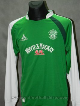Hibernian Home football shirt 2007 - 2008