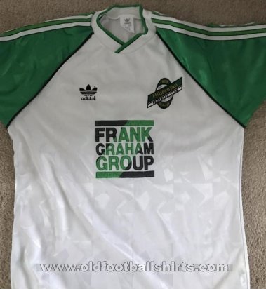 Hibernian Away football shirt 1989 - 1991