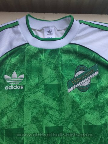 Hibernian Home football shirt 1991 - 1992