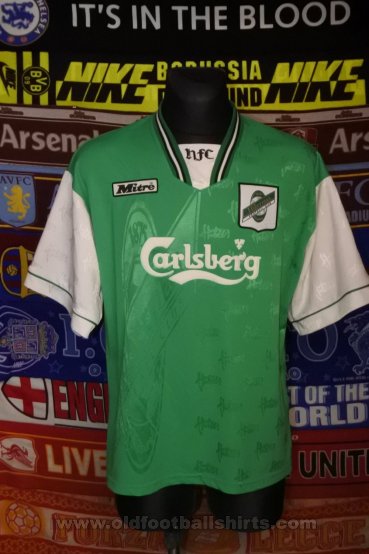 Hibernian Home Maillot de foot 1996 - 1998